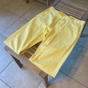 Brooks Brothers yellow chinos 32x34
